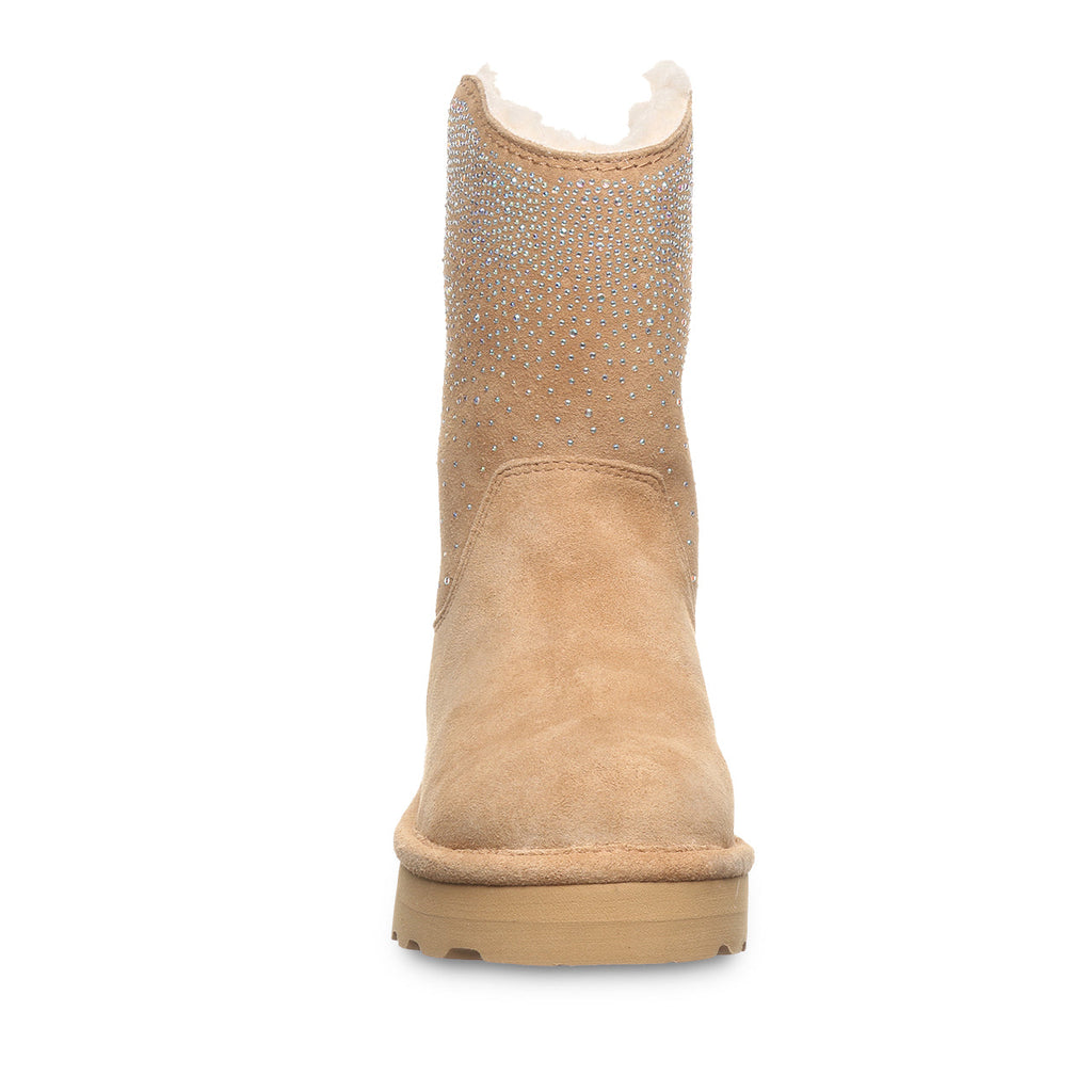 Bearpaw Women's Glam Platform Low Boots in Iced Coffee Solid