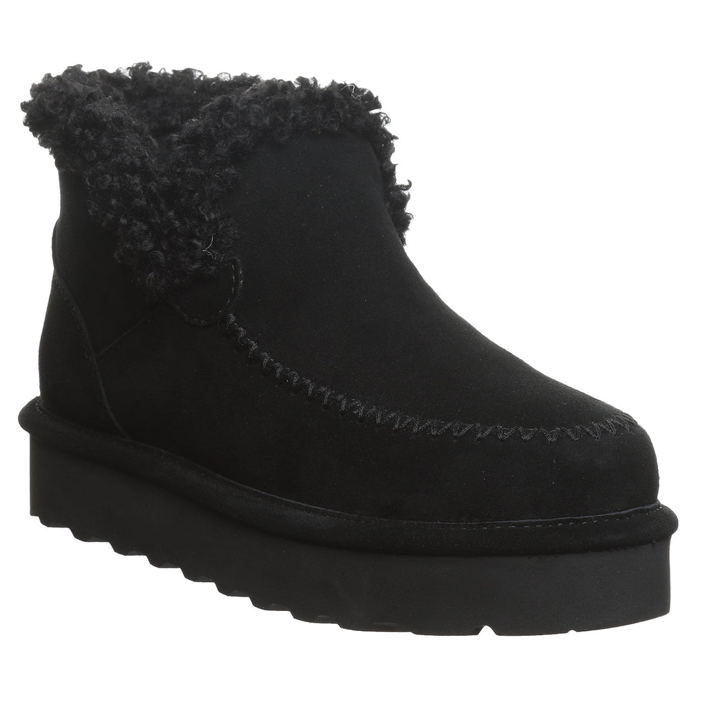 Maeve Platform Lifted Booties in Black