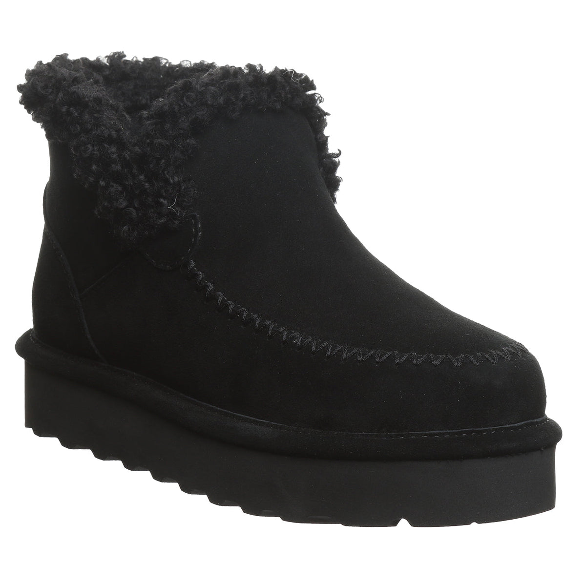 Maeve Platform Lifted Booties in Black