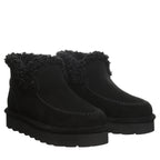 Maeve Platform Lifted Booties in Black