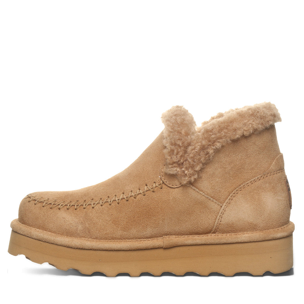 Maeve Platform Low Booties in Iced Coffee Solid