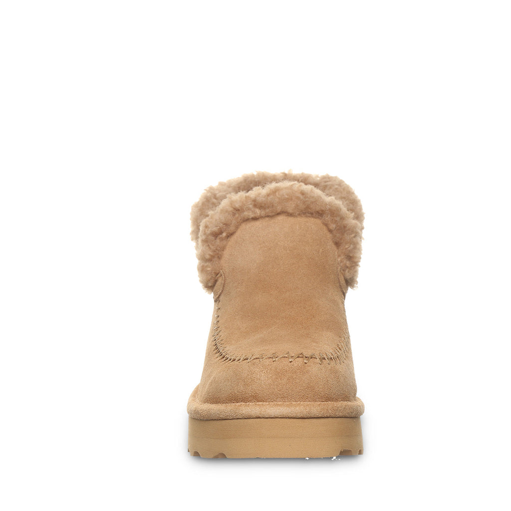 Maeve Platform Low Booties in Iced Coffee Solid