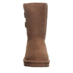 Aurelia Buckle Ankle Boots in Cocoa