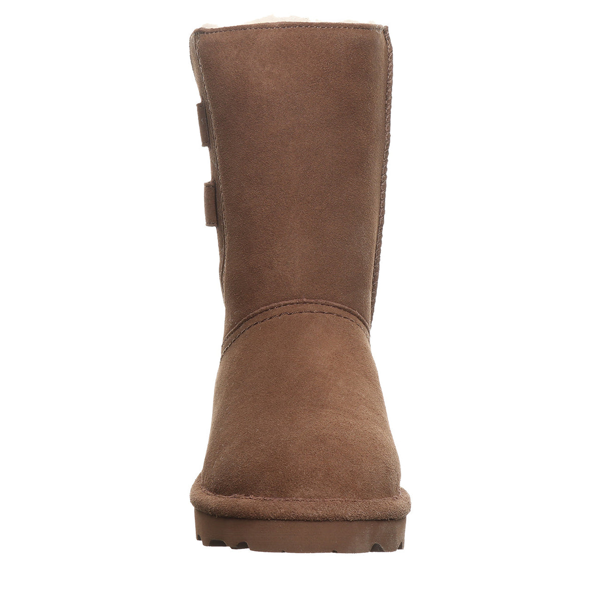 Aurelia Buckle Ankle Boots in Cocoa