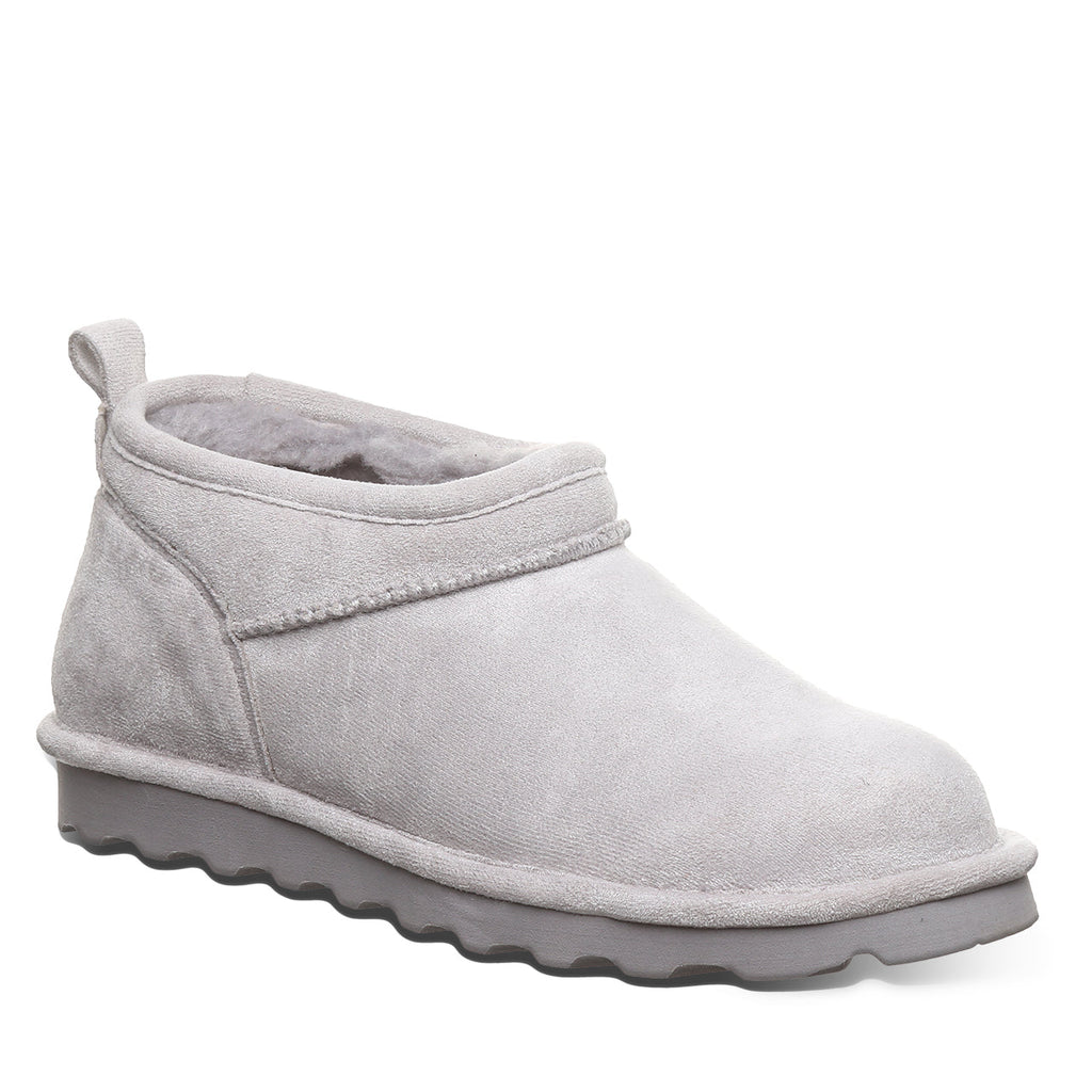 Women's Super Shorty Vegan Snow Boots in Gray Fog