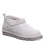 Women's Super Shorty Vegan Snow Boots in Gray Fog