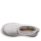Women's Super Shorty Vegan Snow Boots in Gray Fog