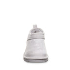 Women's Super Shorty Vegan Snow Boots in Gray Fog