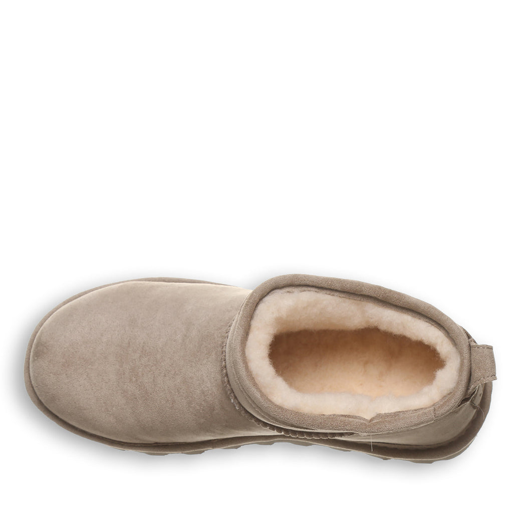 Shorty Vegan Boots in Mushroom