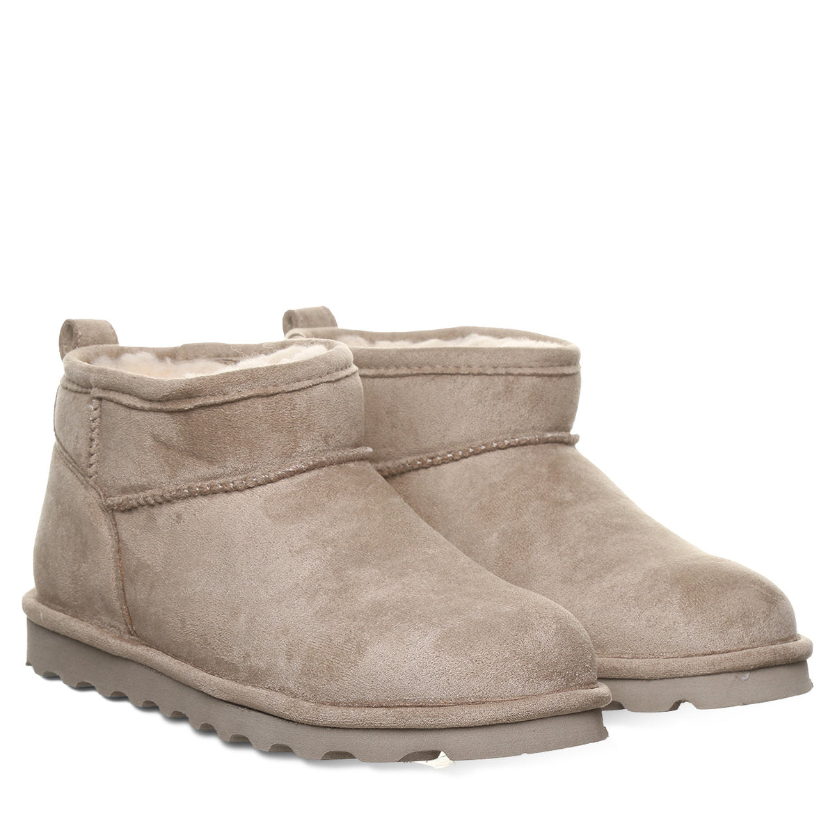 Shorty Vegan Boots in Mushroom