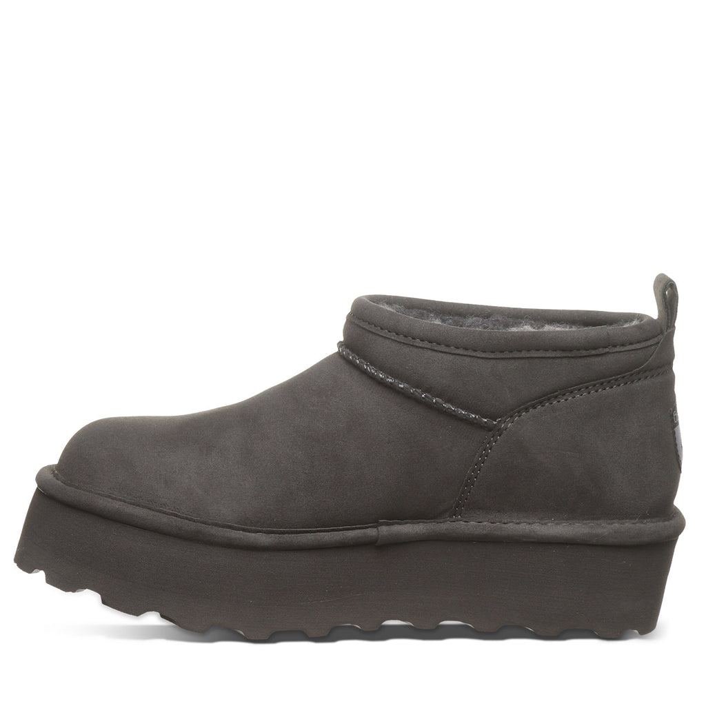 Retro Super Shorty Vegan Booties in Carbon