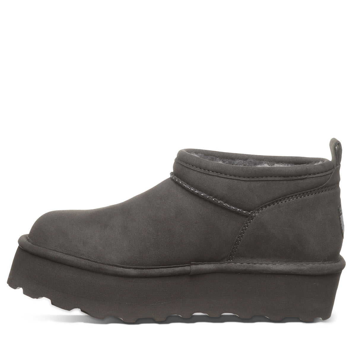 Retro Super Shorty Vegan Booties in Carbon