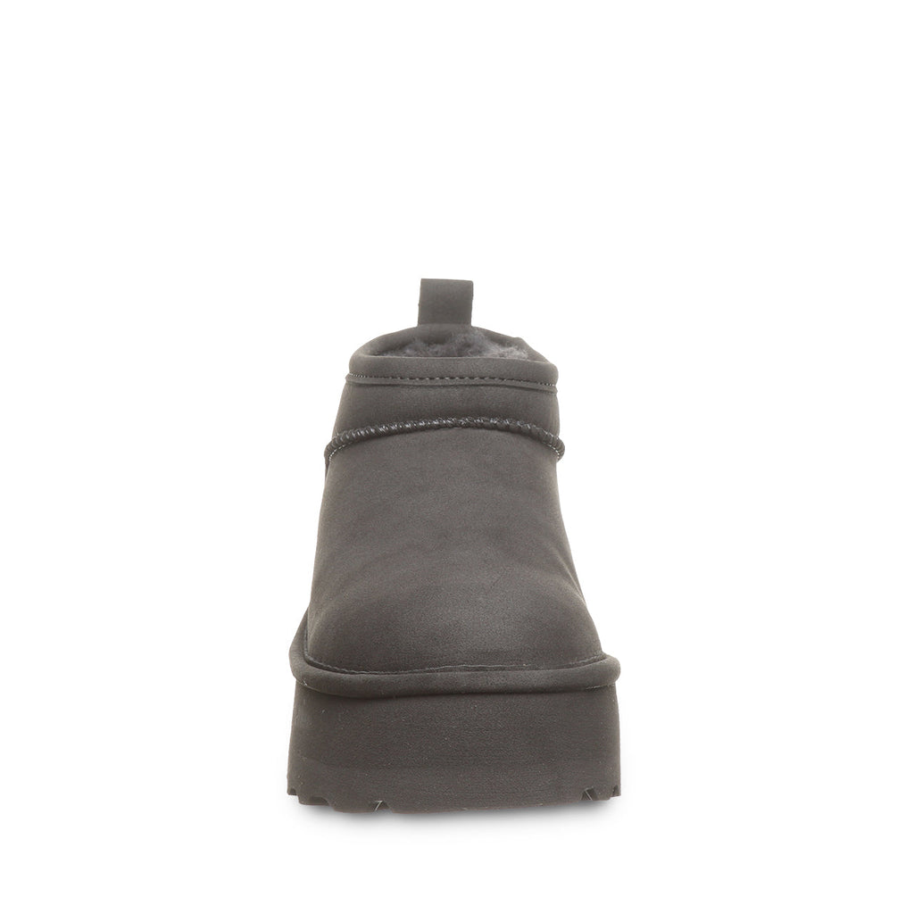 Retro Super Shorty Vegan Booties in Carbon