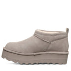 Retro Super Shorty Vegan Boots in Stone