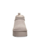 Retro Super Shorty Vegan Boots in Stone