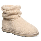 Snuggle Plush Faux Fur Booties in Oat