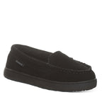 Angel Wool Blend Lined Slippers in Black