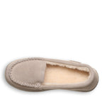 Angel Suede Slippers in Mushroom
