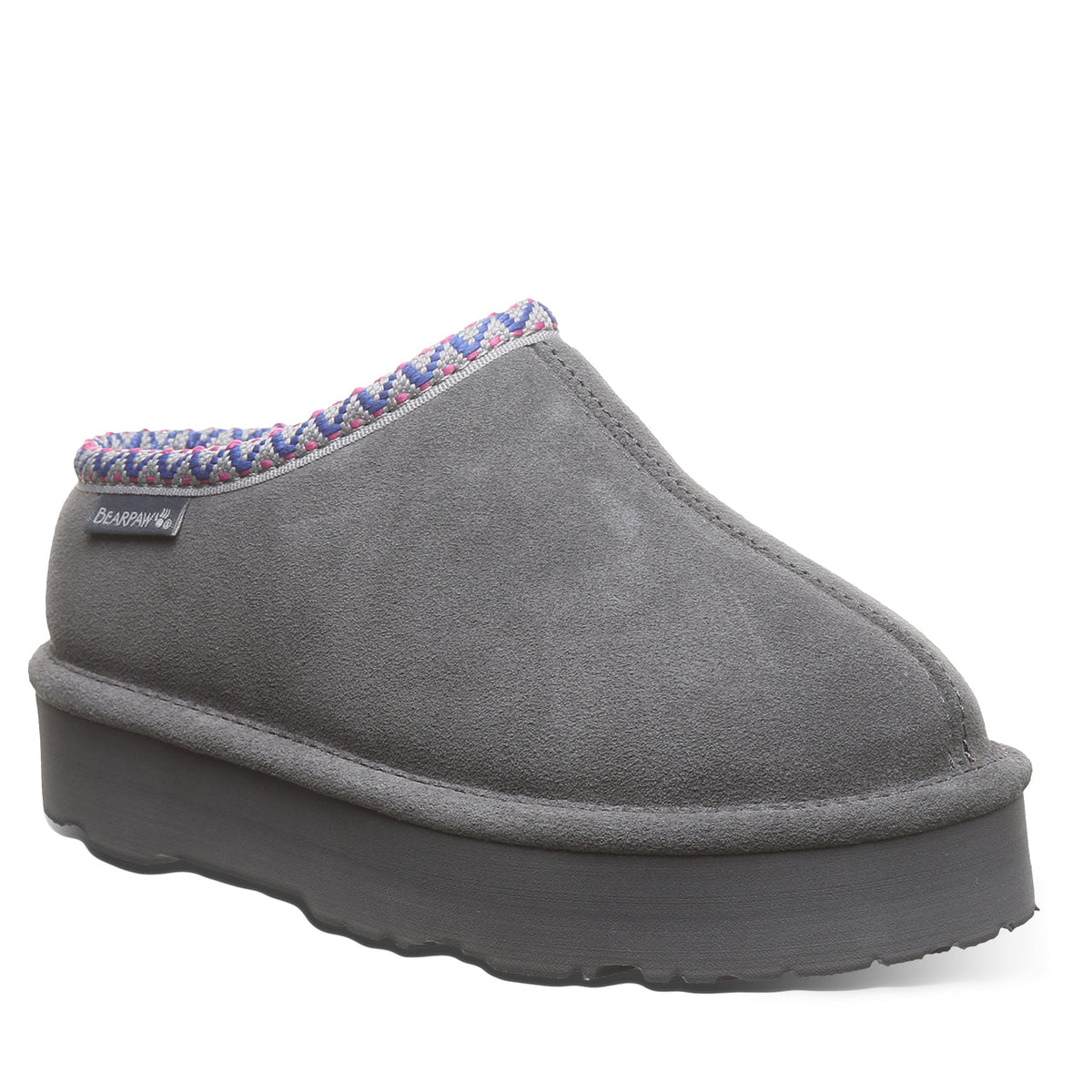 Bearpaw Martis Youth Slippers in Charcoal