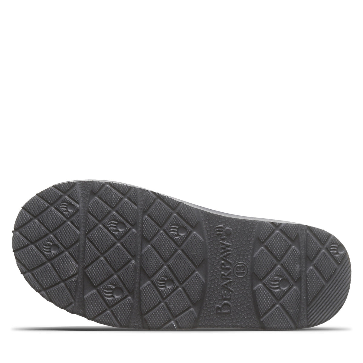 Bearpaw Martis Youth Slippers in Charcoal
