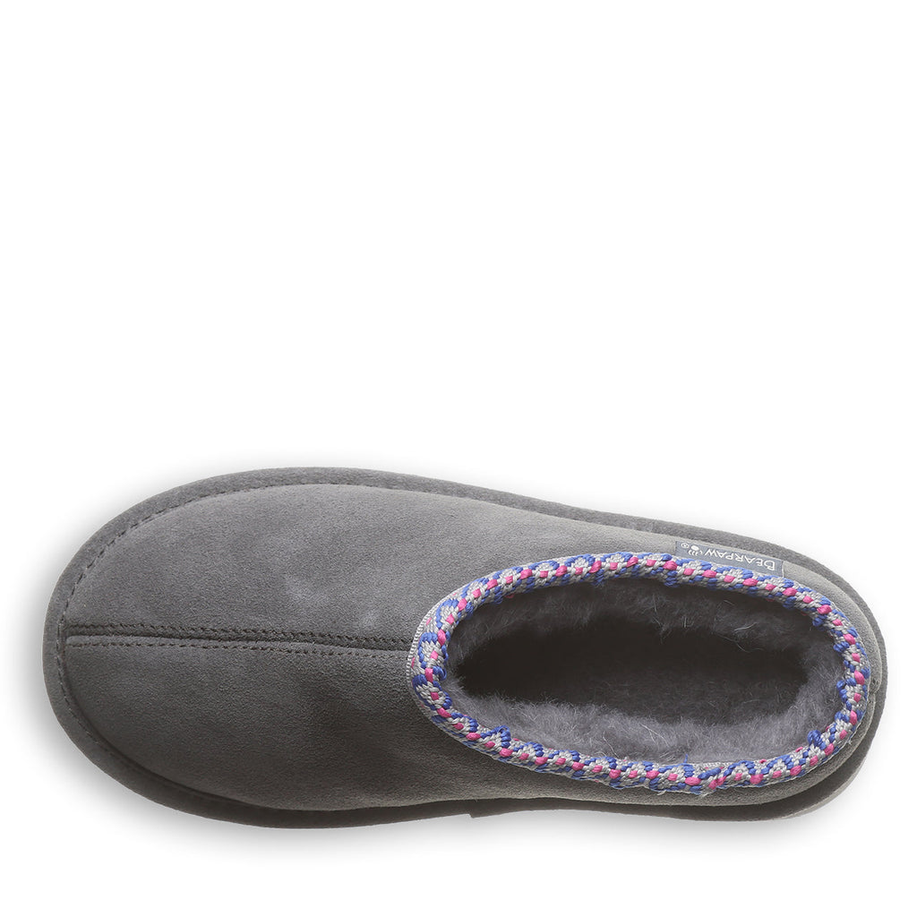 Bearpaw Martis Youth Slippers in Charcoal