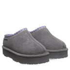 Bearpaw Martis Youth Slippers in Charcoal
