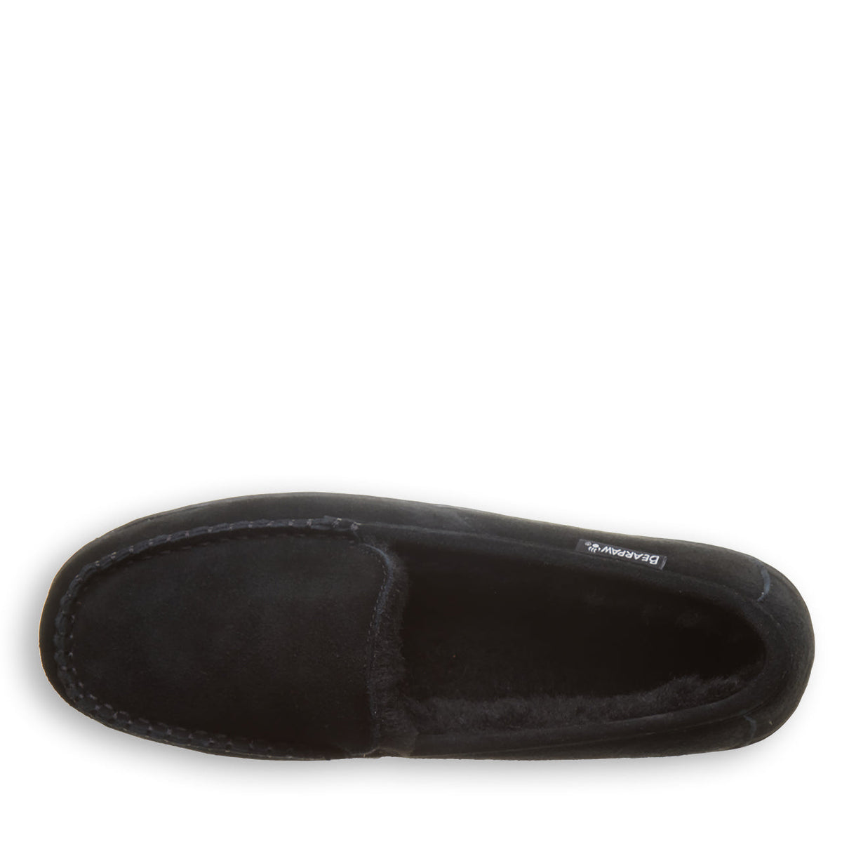 Brian Moccasin Slippers in Black