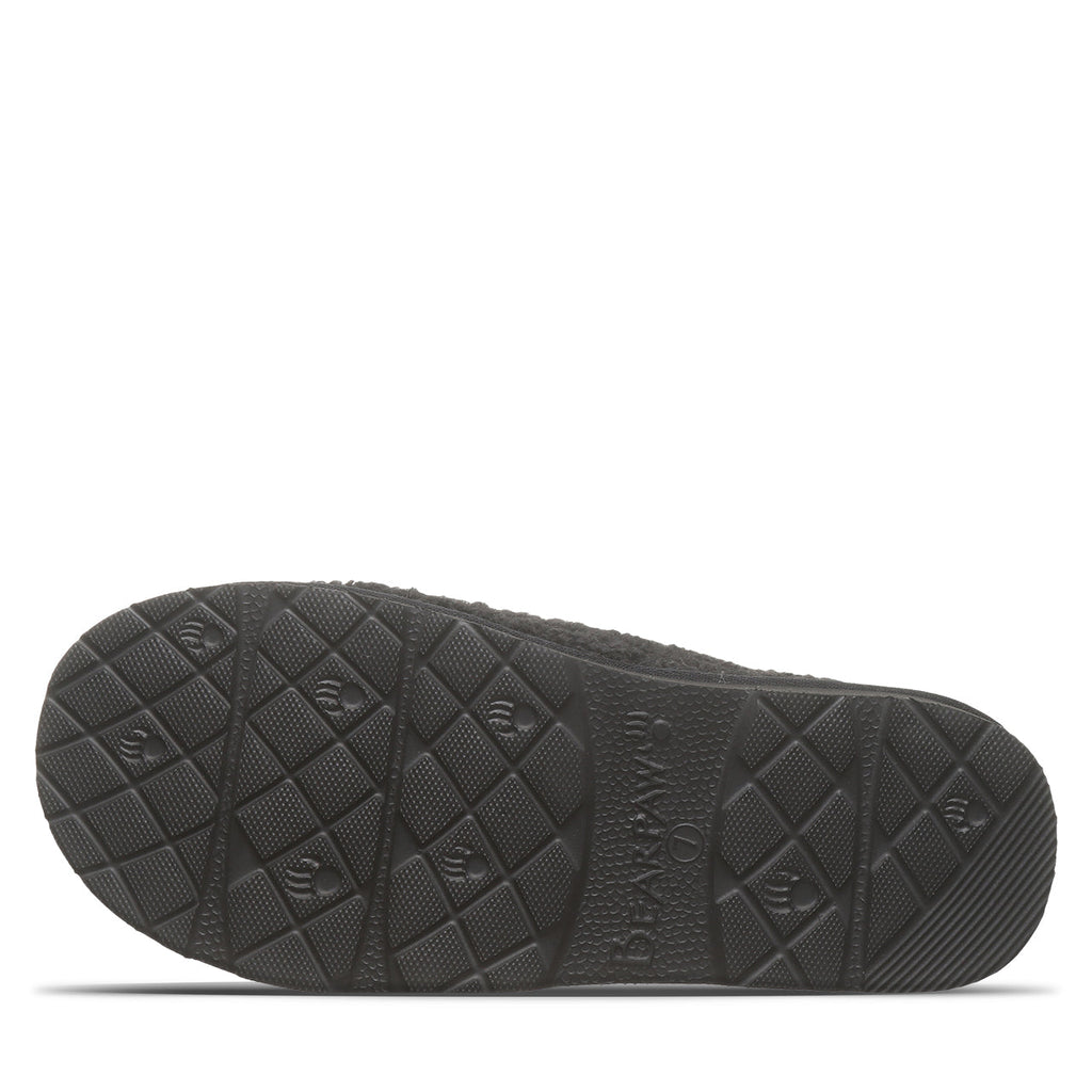 Snuggle Martis Faux Fur Slippers in Black