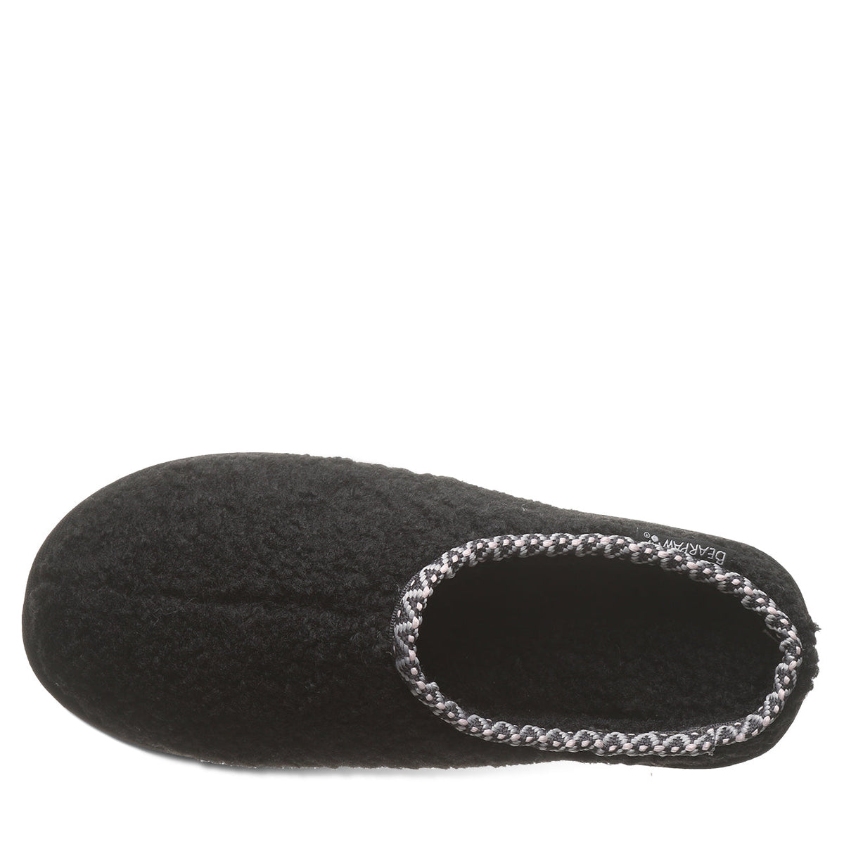 Snuggle Martis Faux Fur Slippers in Black