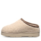 Snuggle Martis Faux Fur Slippers in Oat