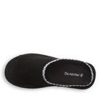 Navigate Suede Slide Sandals in Black