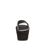 Navigate Suede Slide Sandals in Black