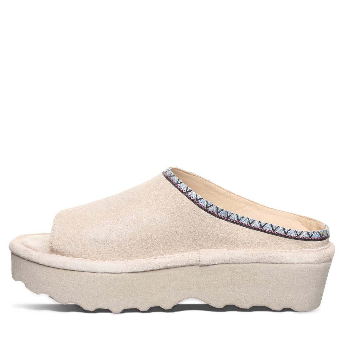 Navigate Heeled Slide Sandals in Camel