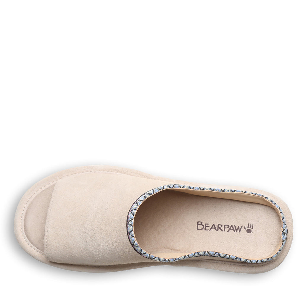 Navigate Heeled Slide Sandals in Camel