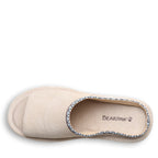 Navigate Heeled Slide Sandals in Camel