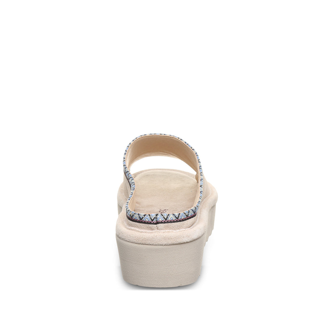 Navigate Heeled Slide Sandals in Camel