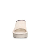Navigate Heeled Slide Sandals in Camel