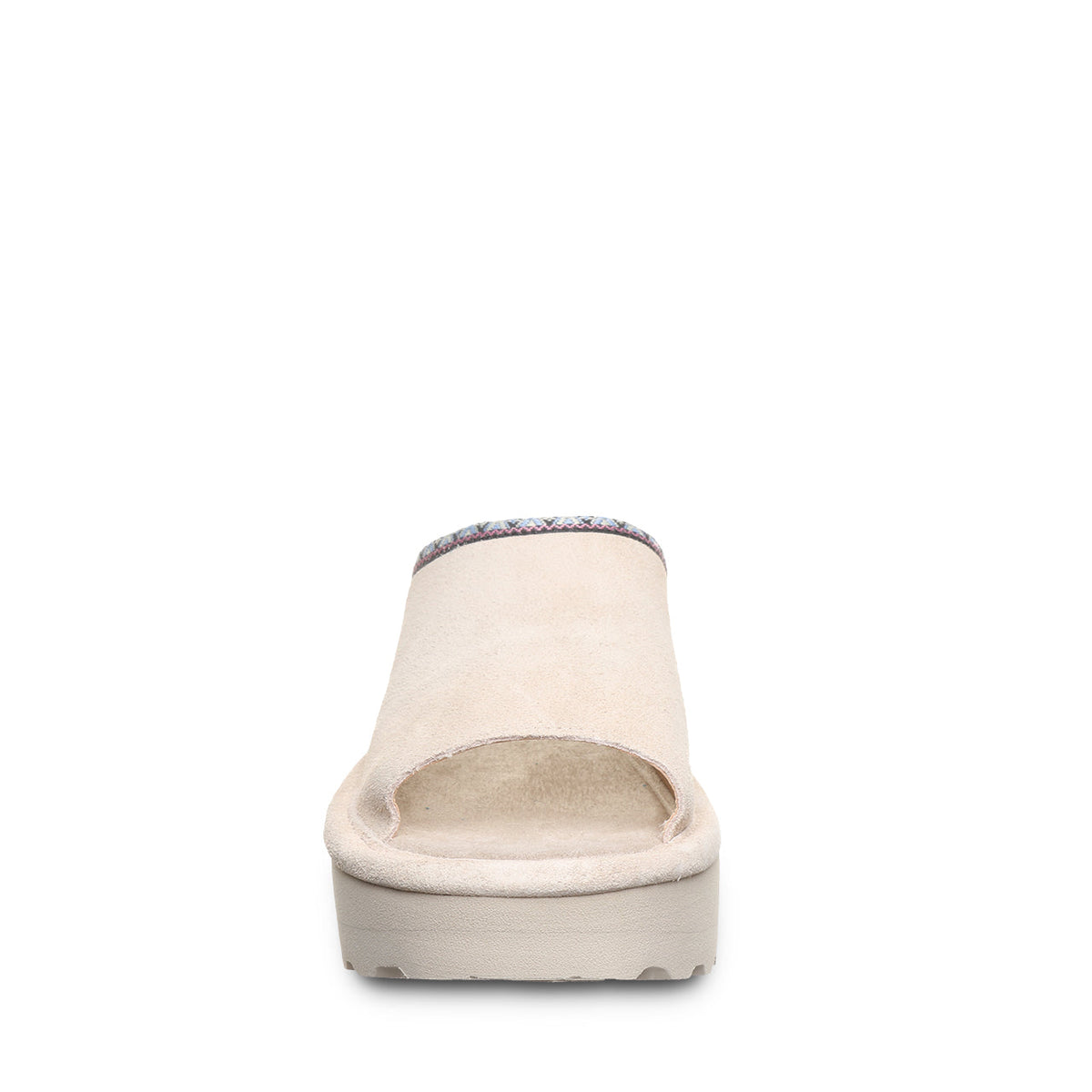 Navigate Heeled Slide Sandals in Camel