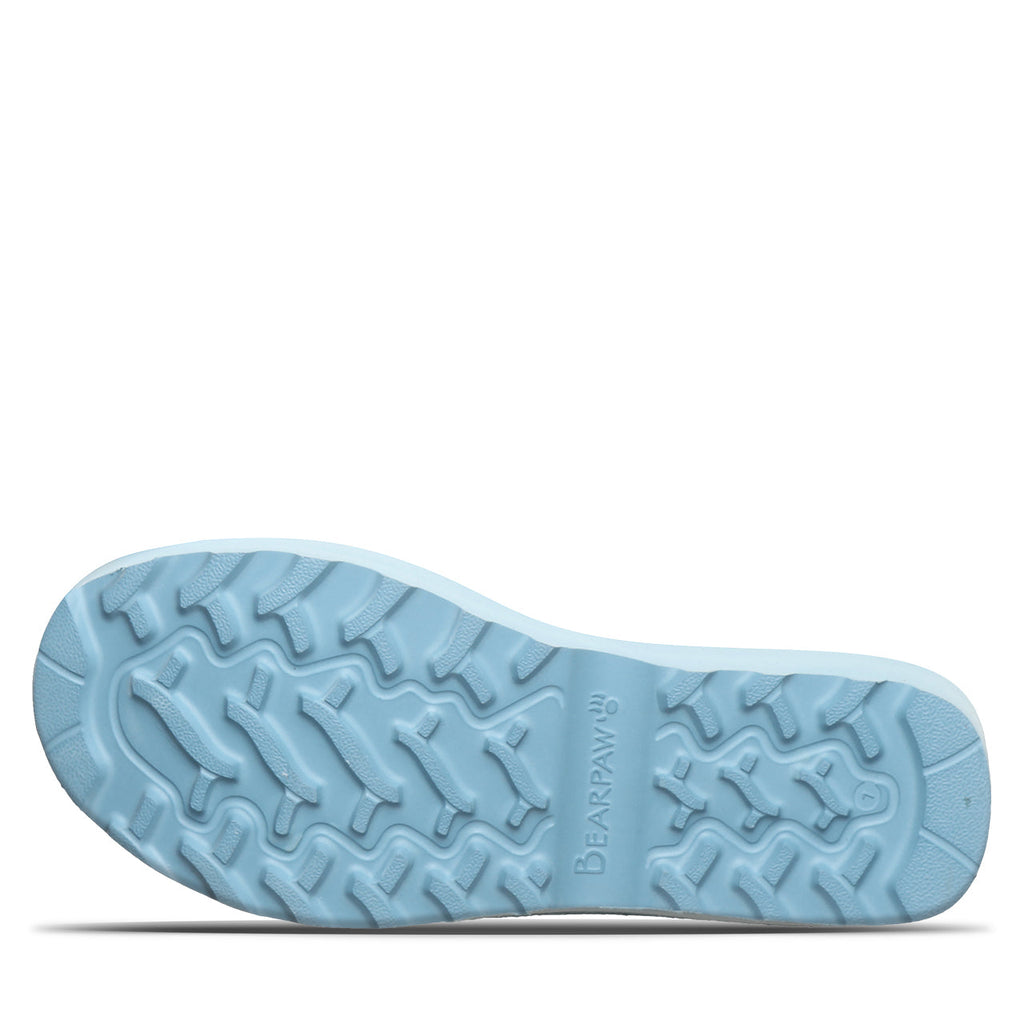 Navigate Heeled Slide Sandals in Tourmaline Blue