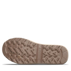 Venice Zipper Heeled Sandals in Beige