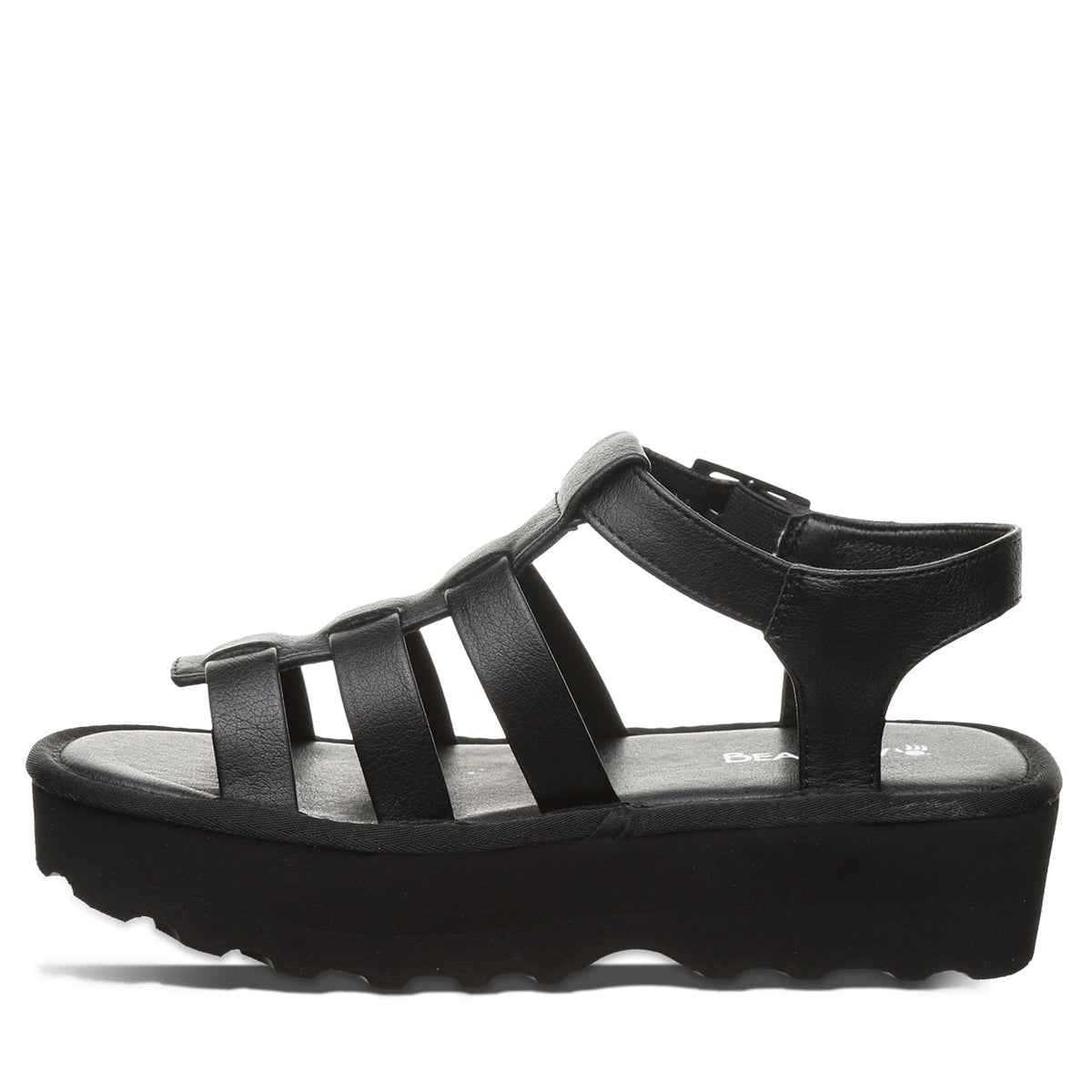 High Seas Heel Sandals in Black