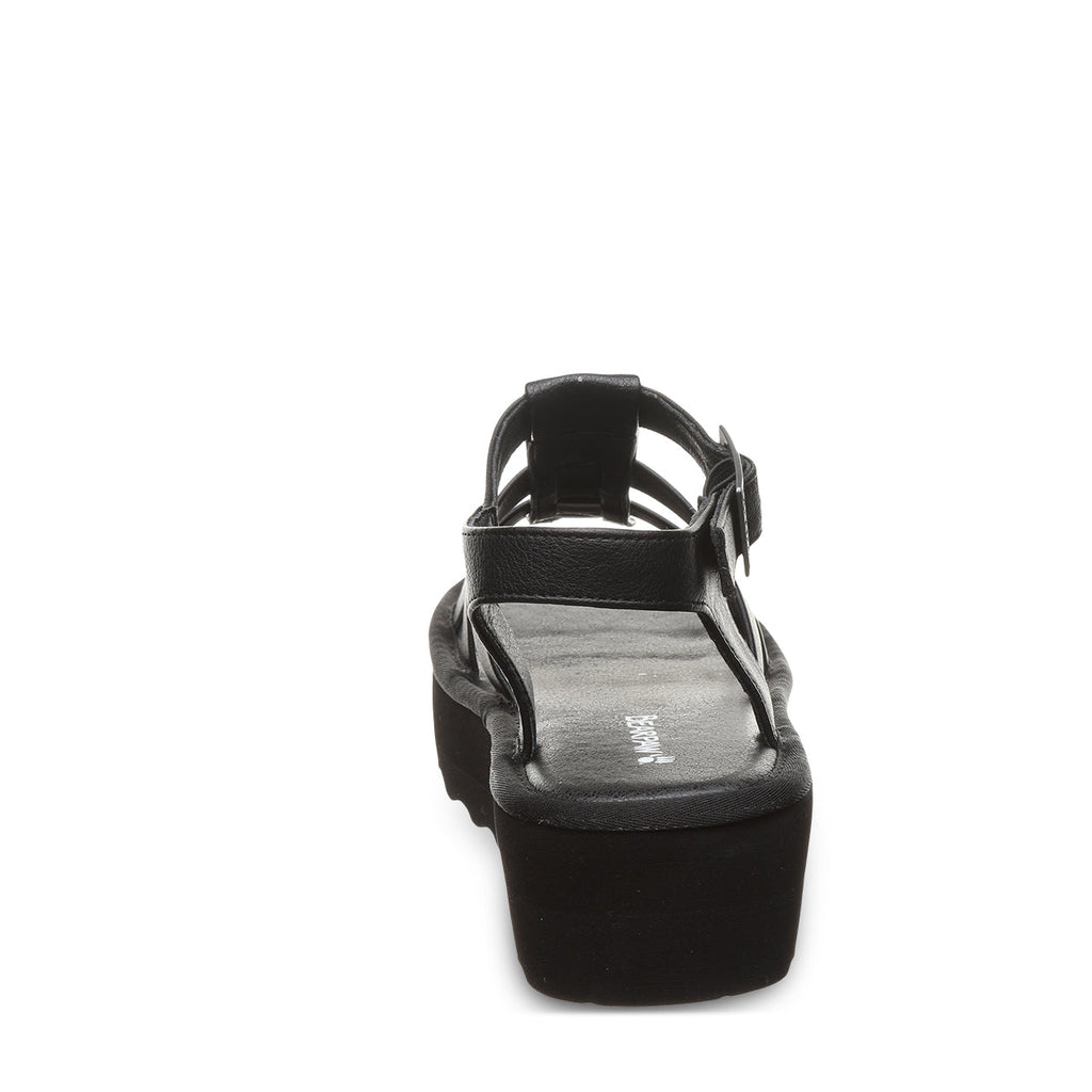 High Seas Heel Sandals in Black