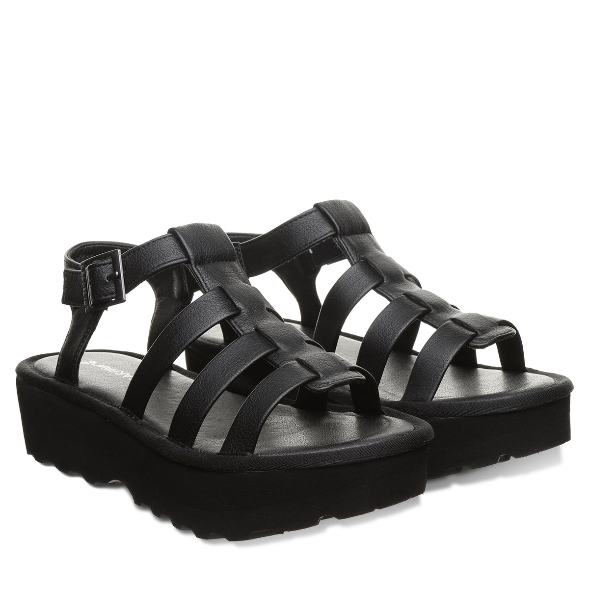 High Seas Heel Sandals in Black