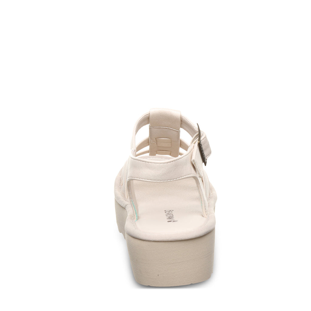 High Seas Buckle Sandals in Bone