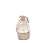 High Seas Buckle Sandals in Bone