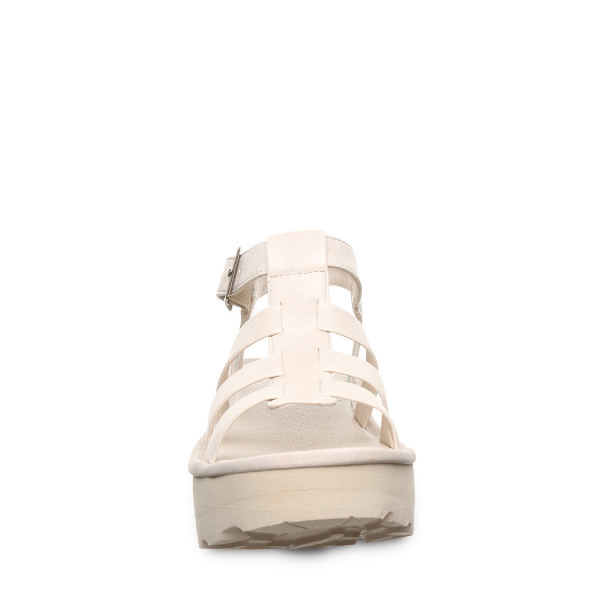 High Seas Buckle Sandals in Bone
