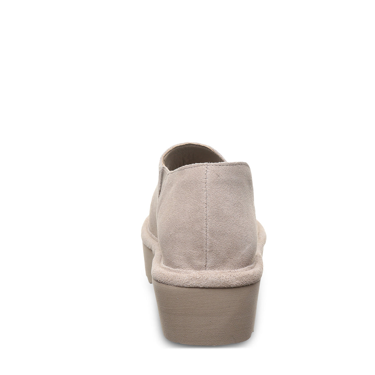 Sail Suede Flatform Sandals in Mushroom