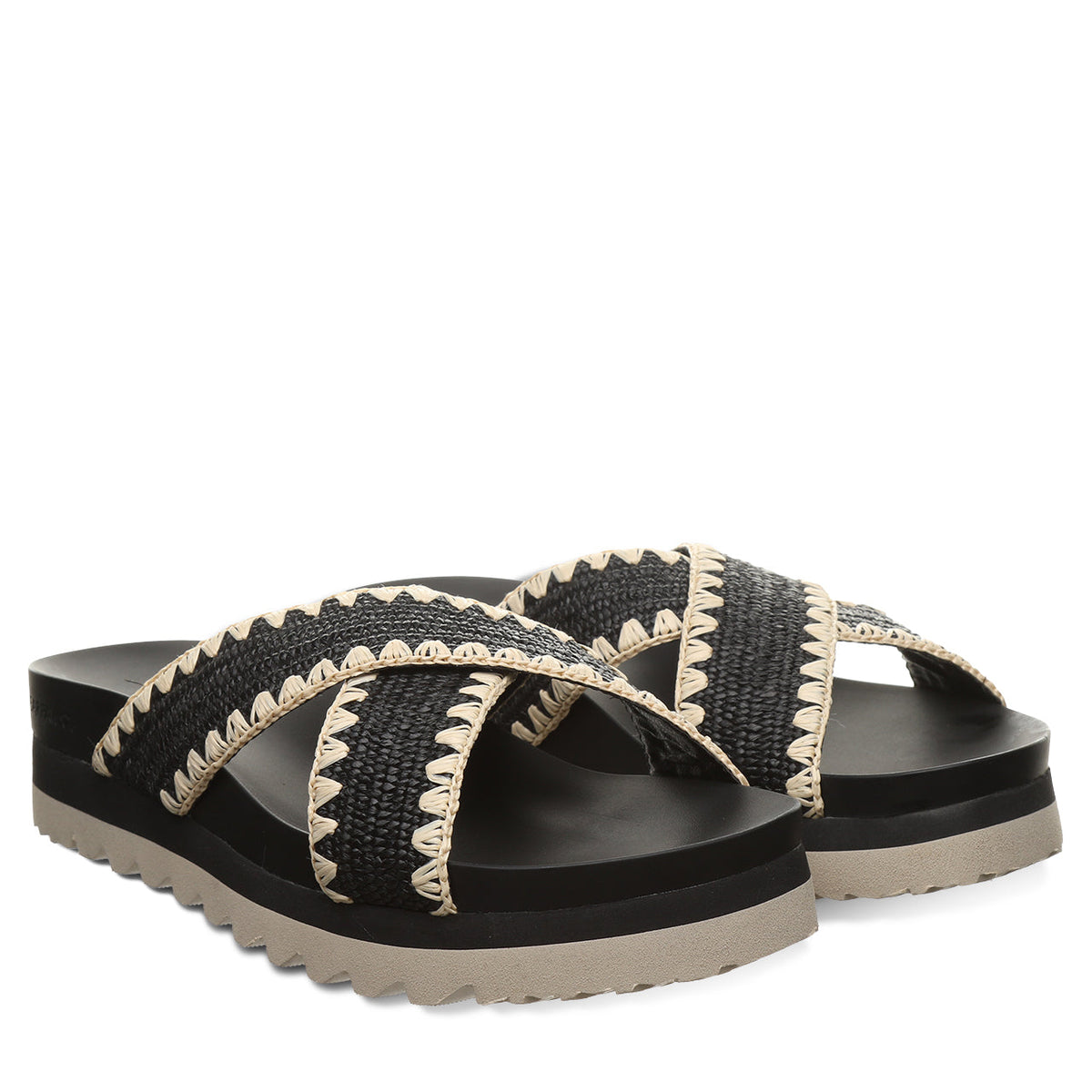 Carina Casual Sandals in Black