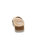 Carina Crochet Trim Sandals in Natural