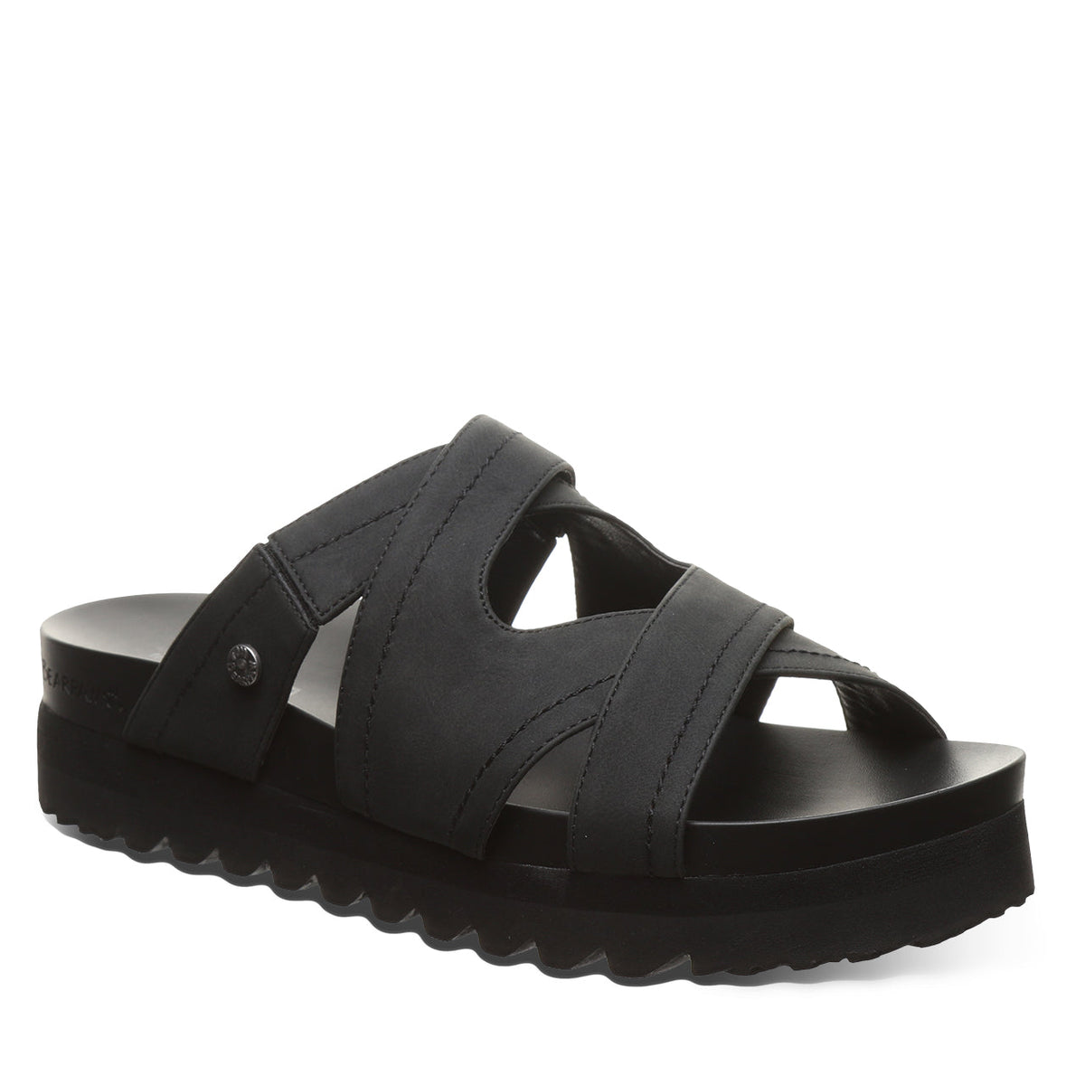 Crux Slip On Sandals in Black